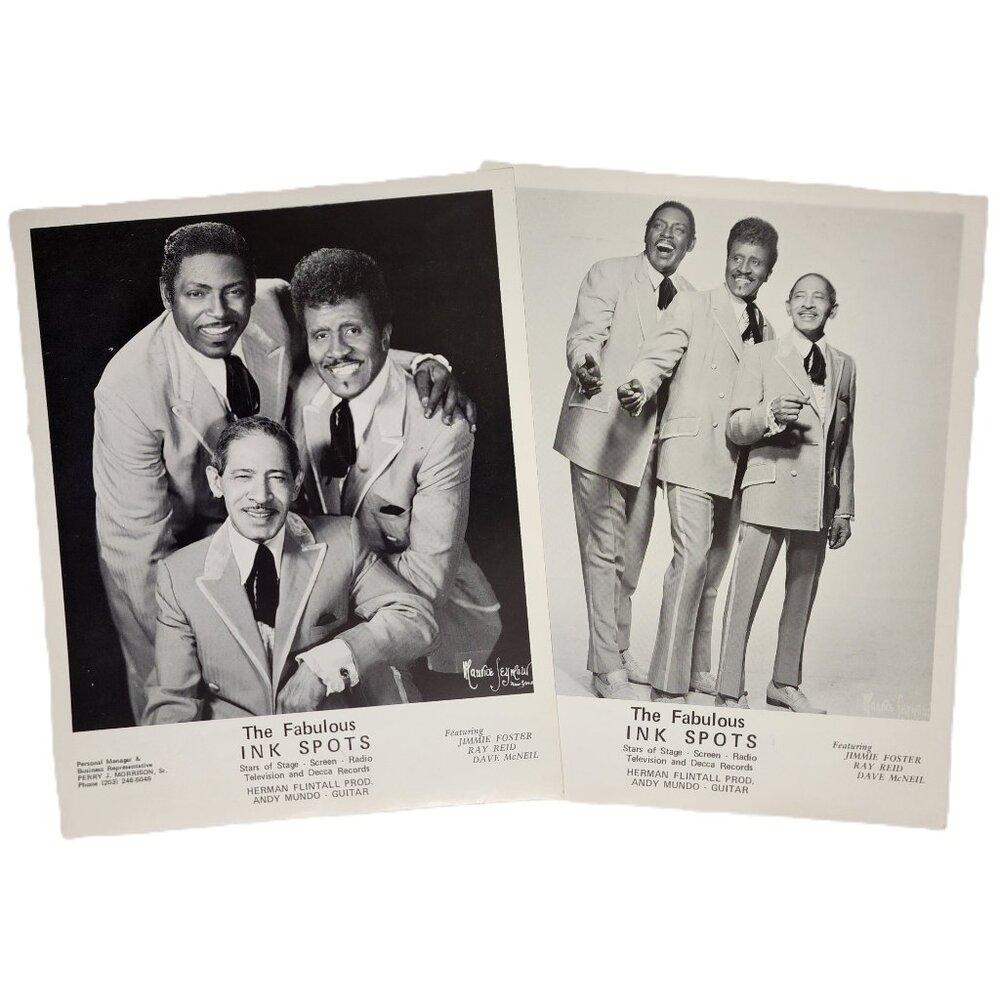 The Fabulous Ink Spots Promotiinal Photos Foste, Reid, McNeil & Mundo RA…